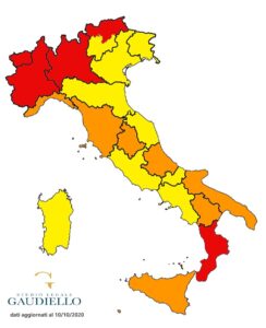 Zona rossa: Lombardia, Piemonte, Valle d’Aosta, Calabria, provincia autonoma di Bolzano